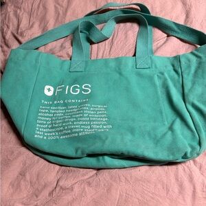 Figs canvas tote